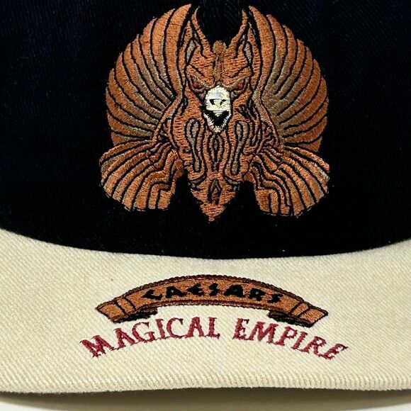 Vintage Caesars Palace Magical Empire Hat Baseball Cap 90s Las Vegas USA Black - Picture 4 of 10